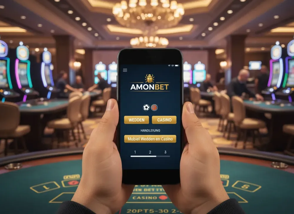 Amonbet app handleiding voor mobiel wedden en casino